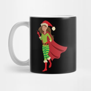 Christmas Superhero girl Mug